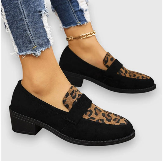 Lucinda - Elegant Leopard Print Loafer